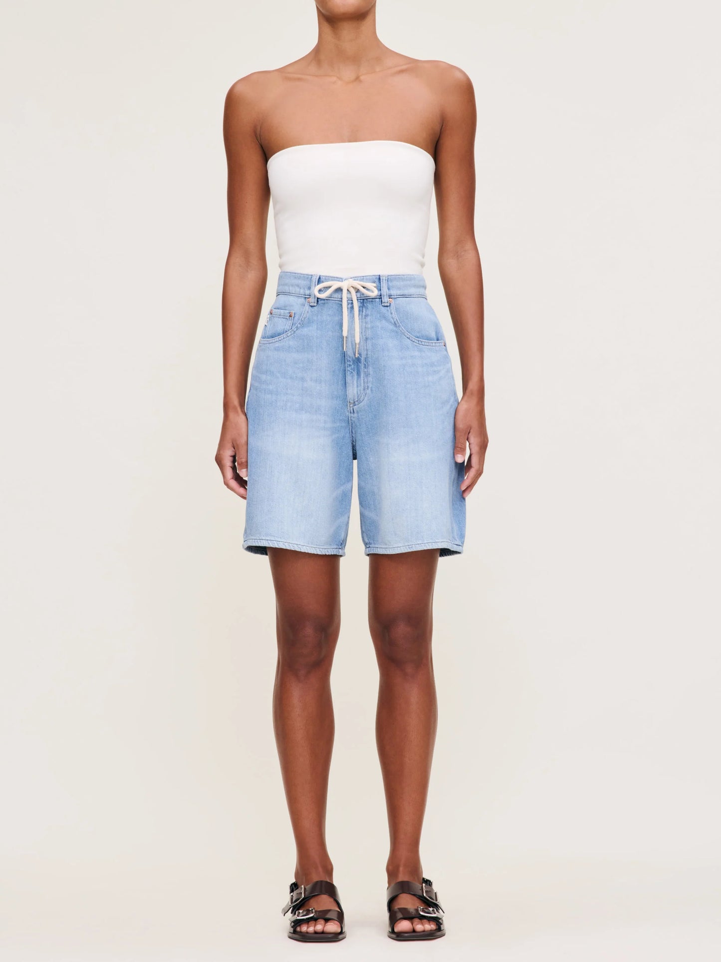 DL1961 Taylor Drawstring Short Ultra High Rise 7"