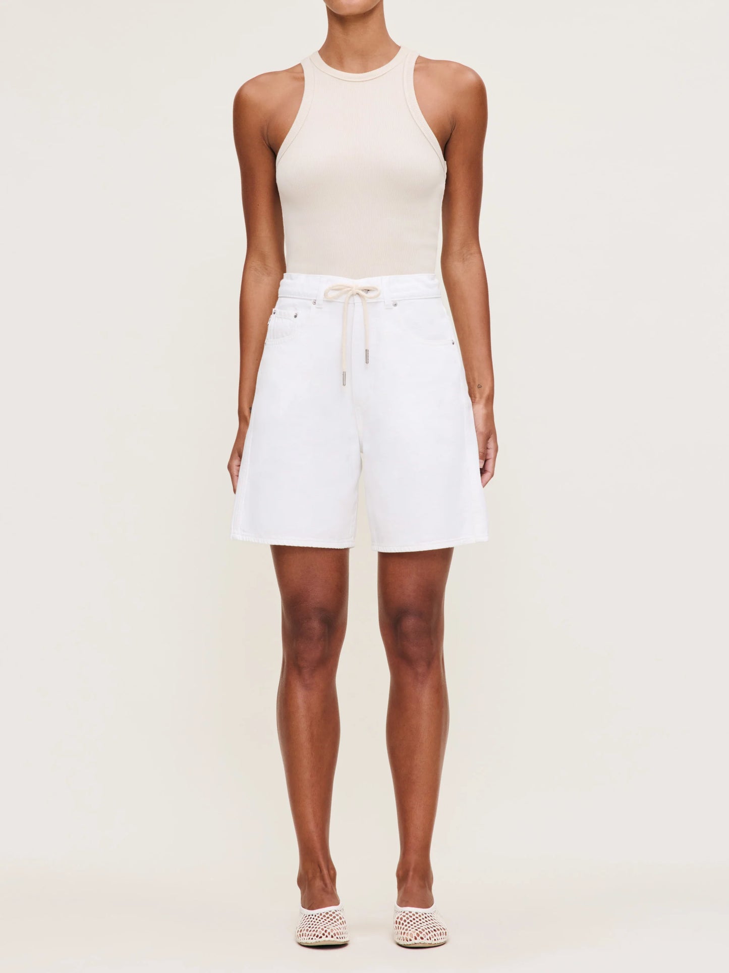DL1961 Taylor Drawstring Short: High Rise 7"