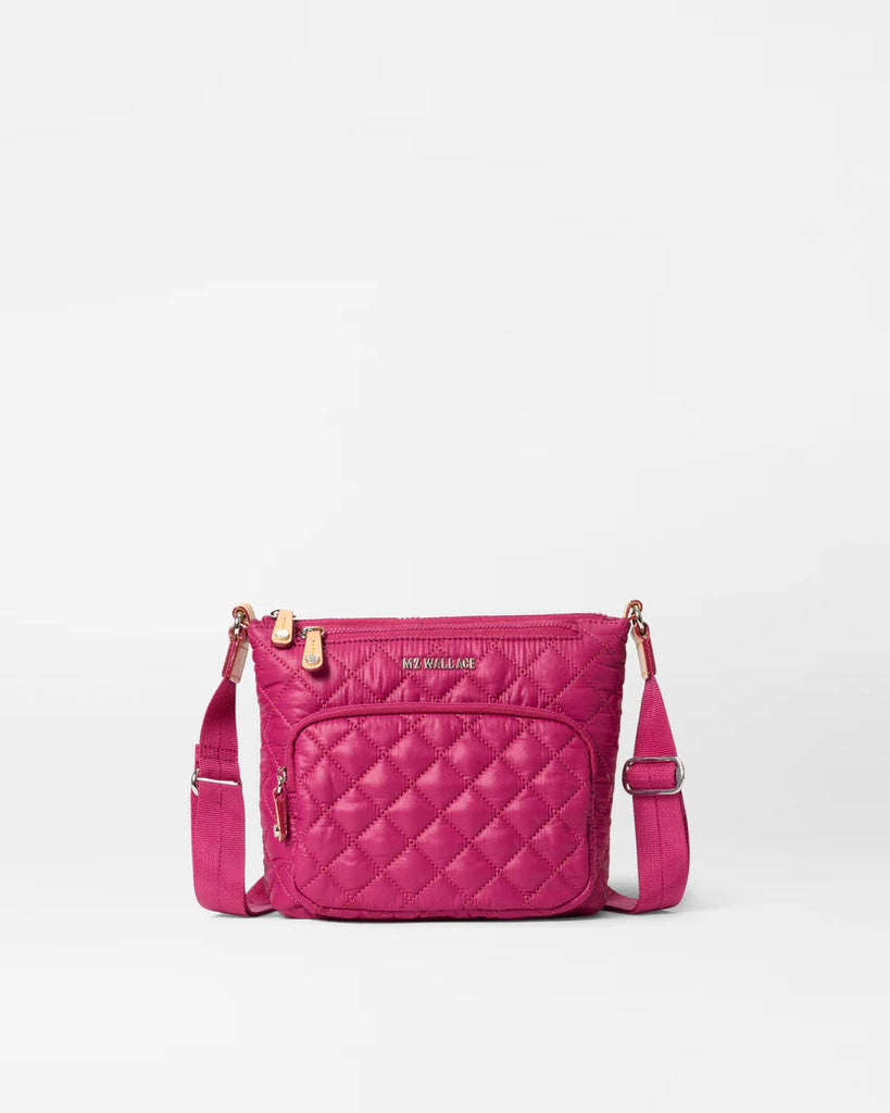 MZ Wallace Raspberry Metro Scout Crossbody Deluxe
