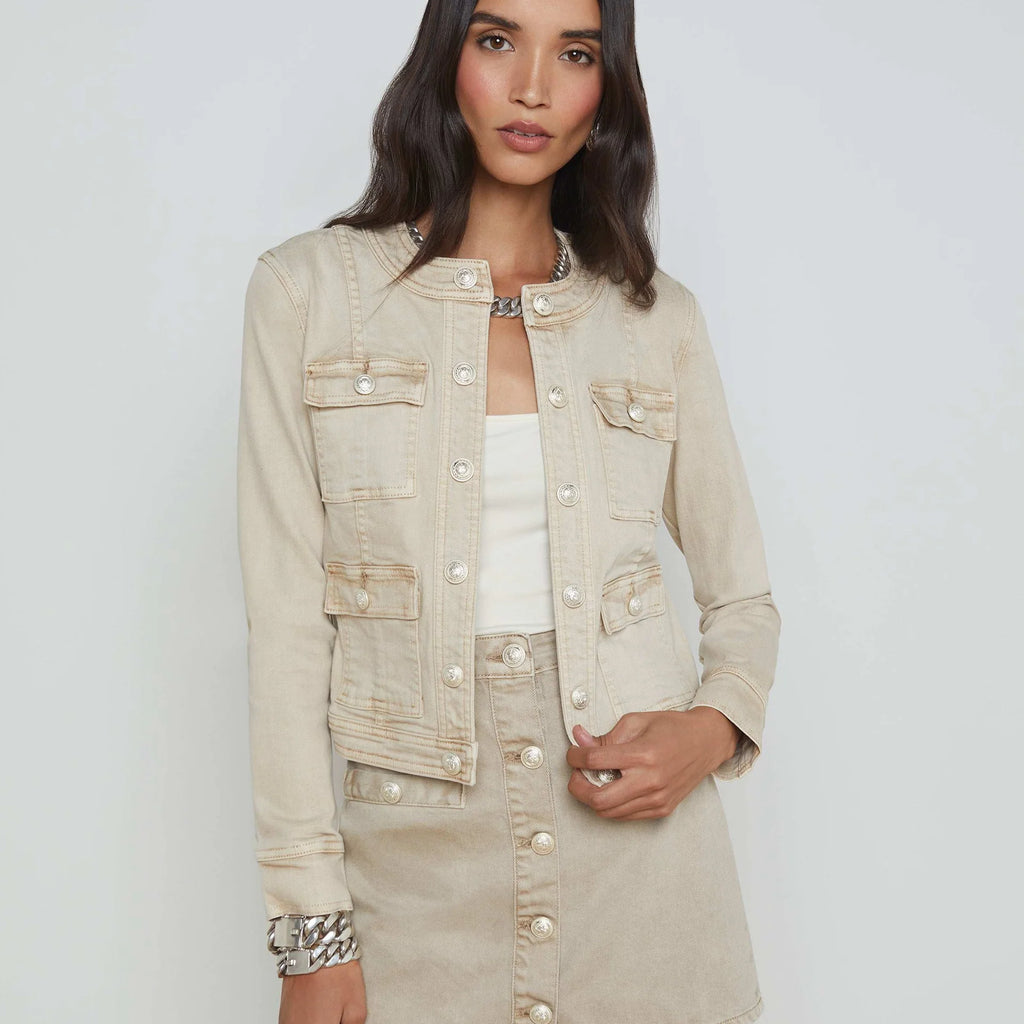 L'Agence Yari Denim Jacket