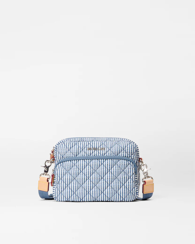 MZ Wallace Seersucker Small Metro Camera Bag