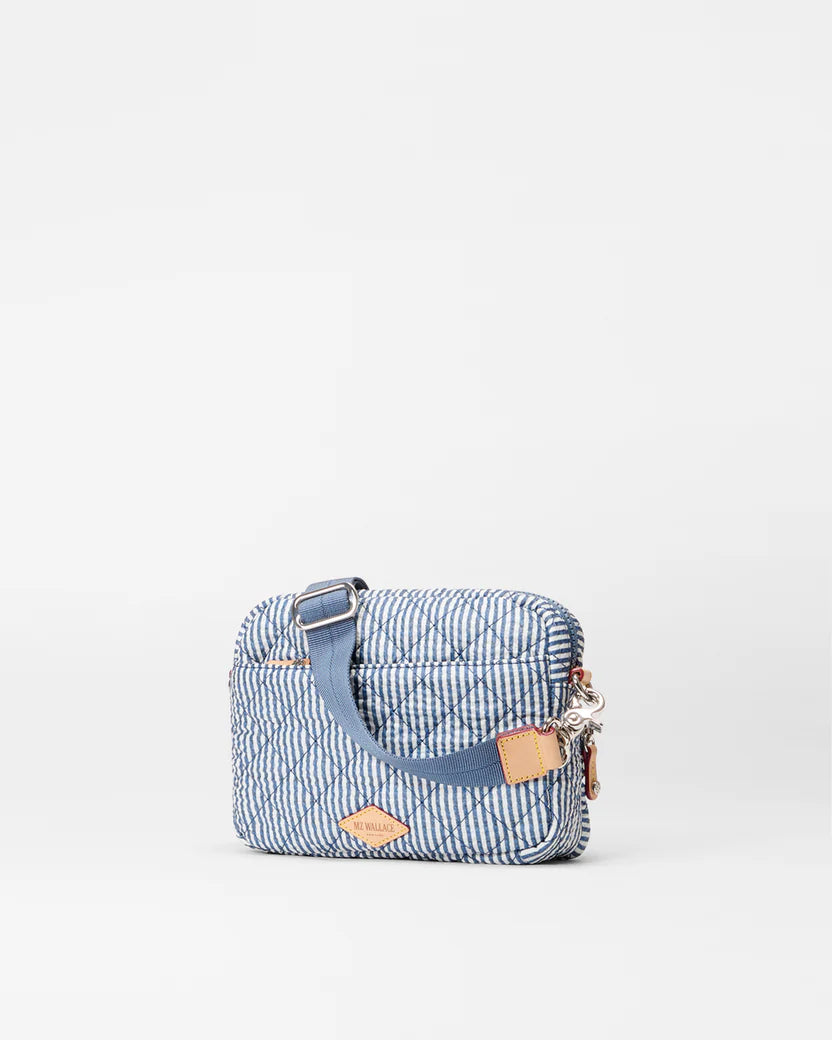 MZ Wallace Seersucker Small Metro Camera Bag
