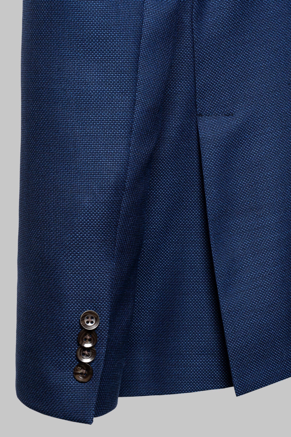 Jack Victor Navy Hopsack Midland Wool Travel Blazer
