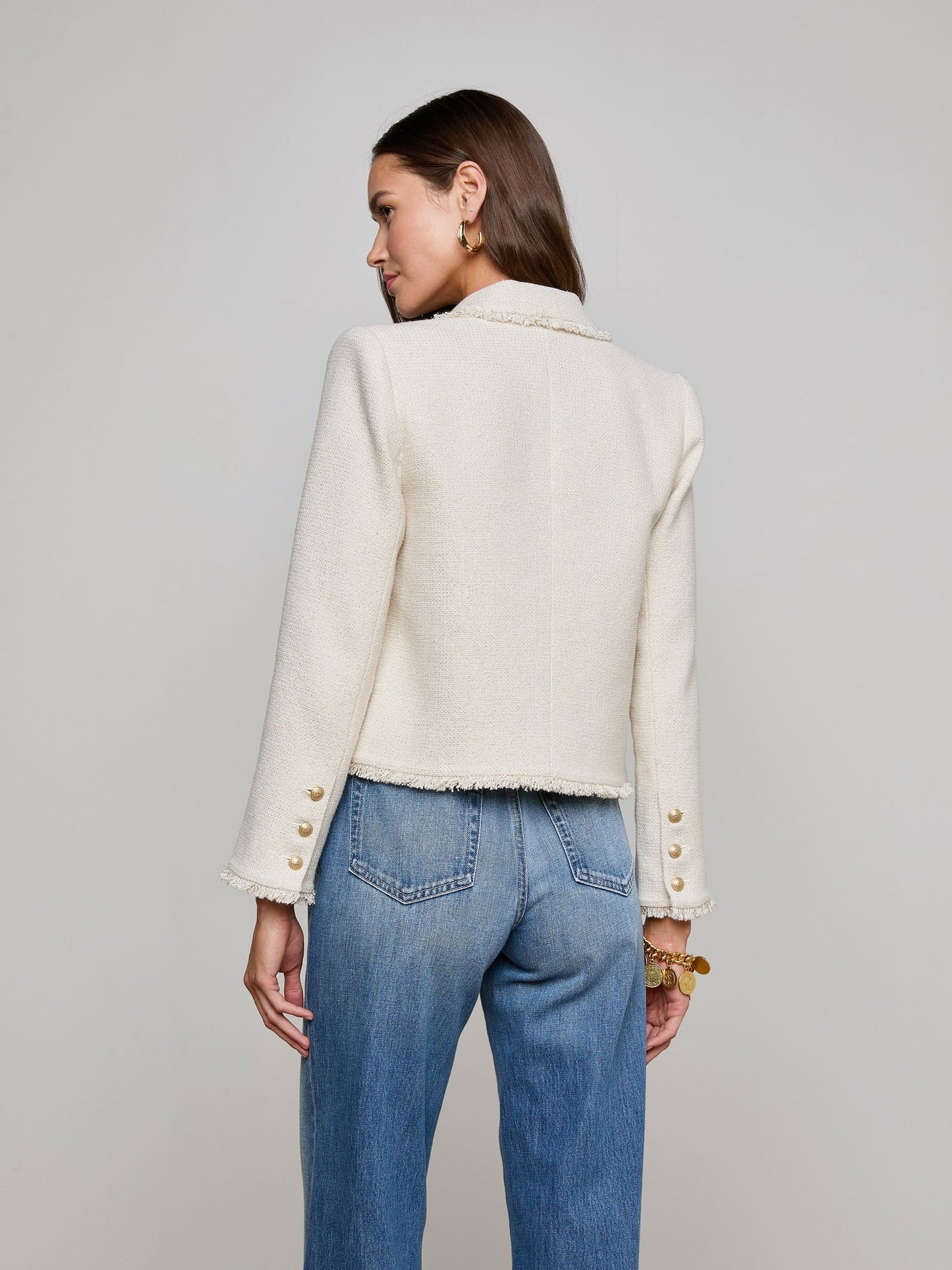 L'Agence Sylvia Tweed Jacket