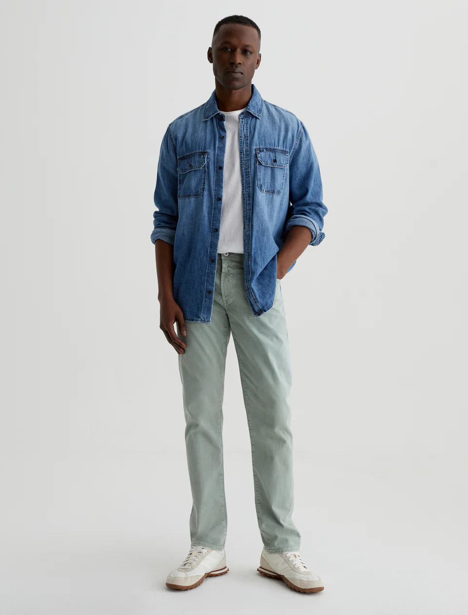AG Tellis SUD Sueded Modern Slim Pant