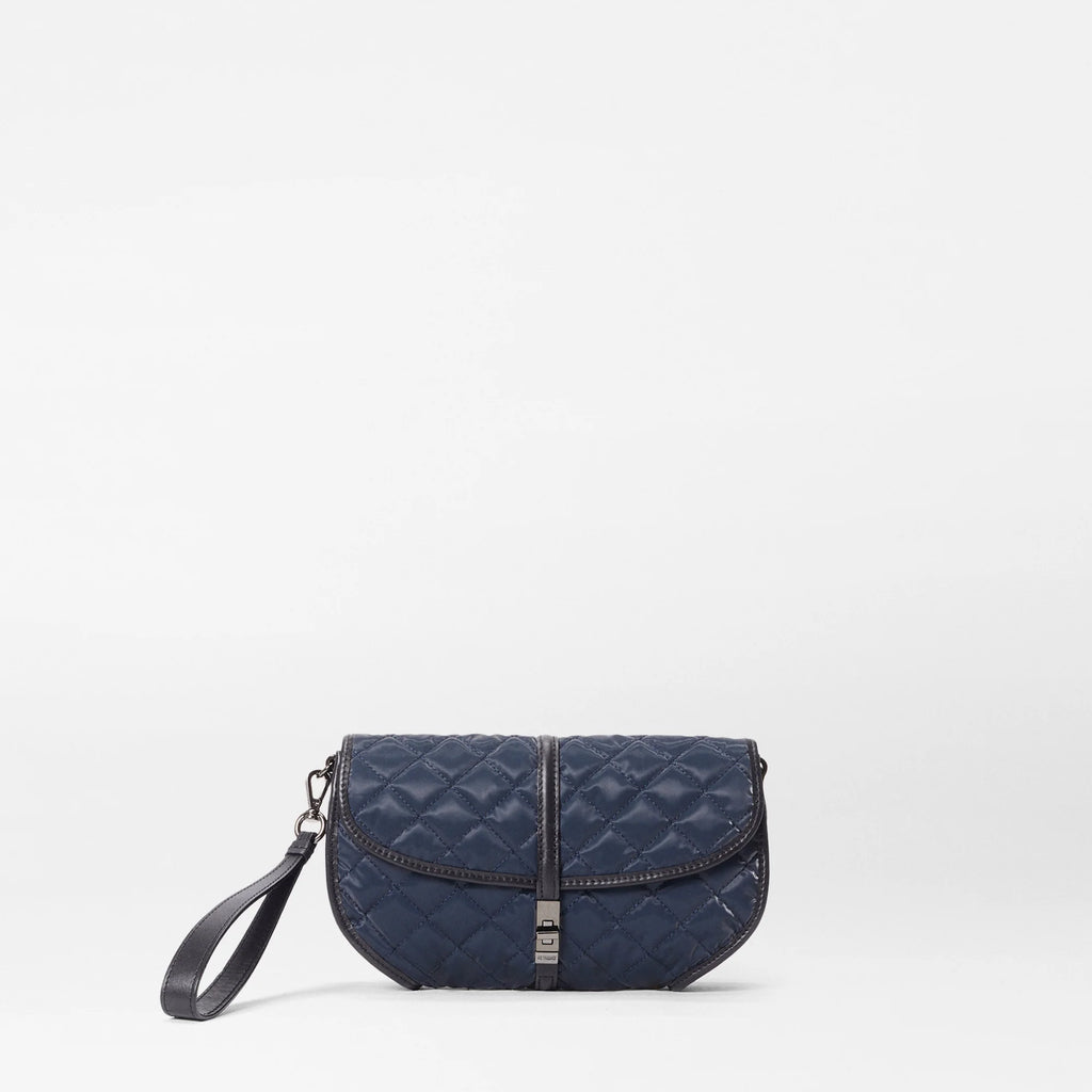 MZ Wallace Ink Liquid Small Astor Convertible Clutch