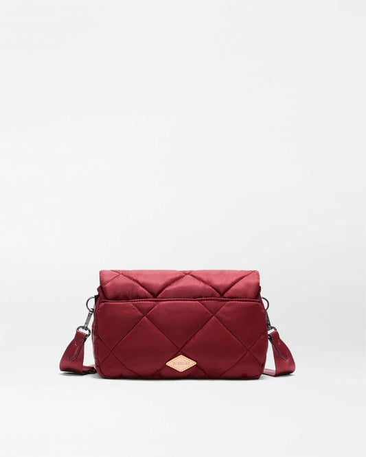 MZ Wallace Claret Madison Flap Crossbody