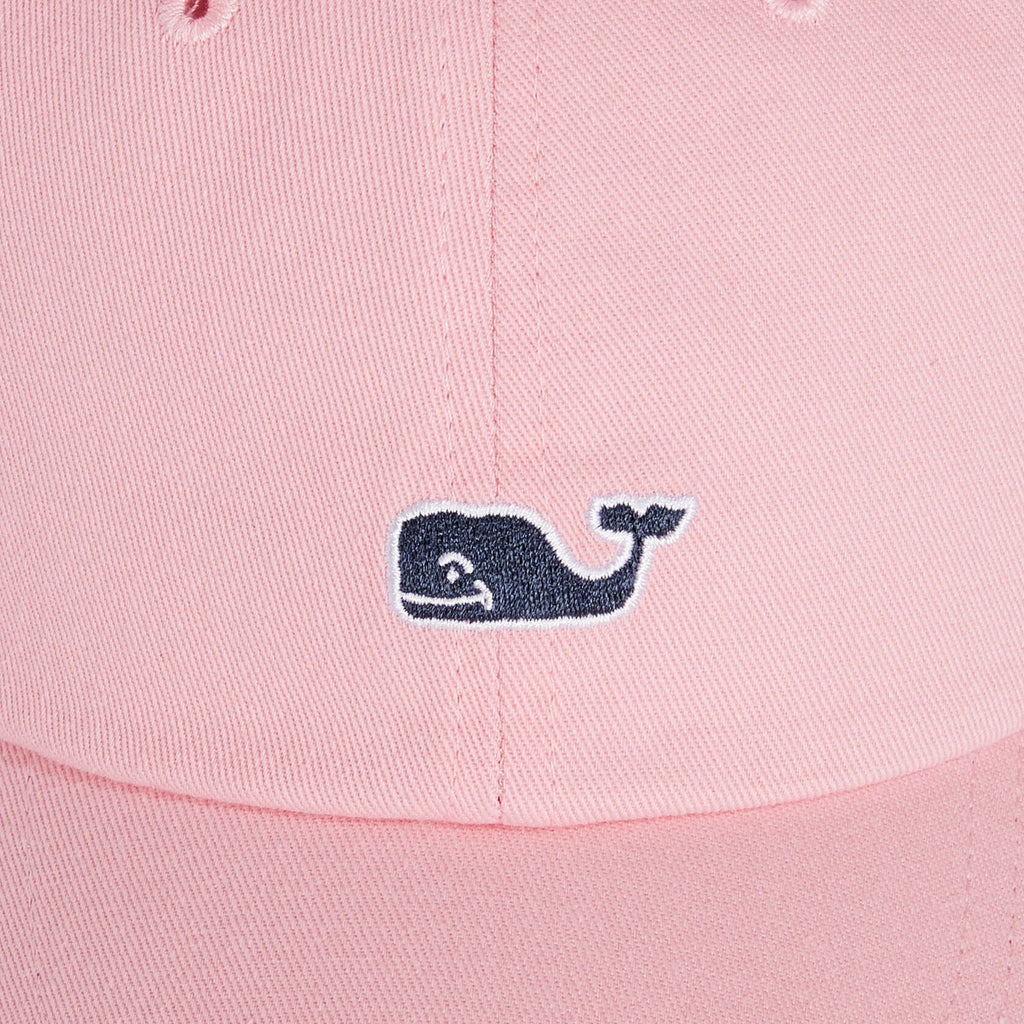 Vineyard Vines Whale Logo Leather Strap Baseball Hat