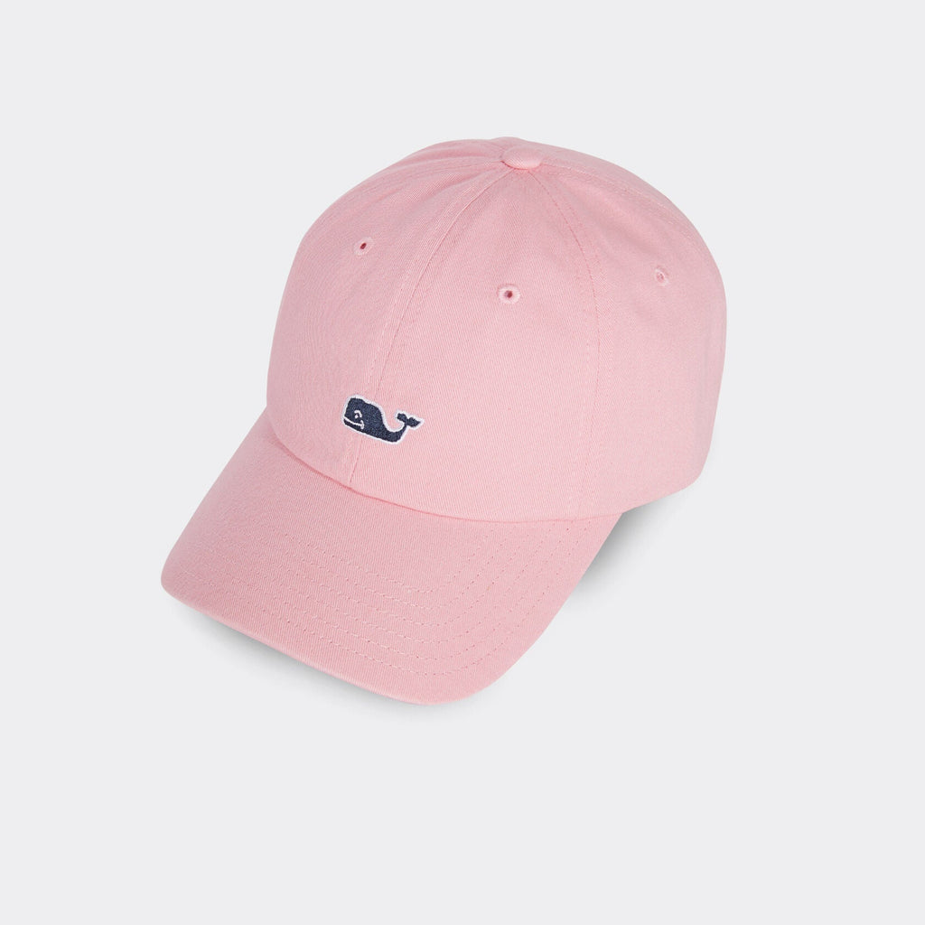 Vineyard Vines Whale Logo Leather Strap Baseball Hat
