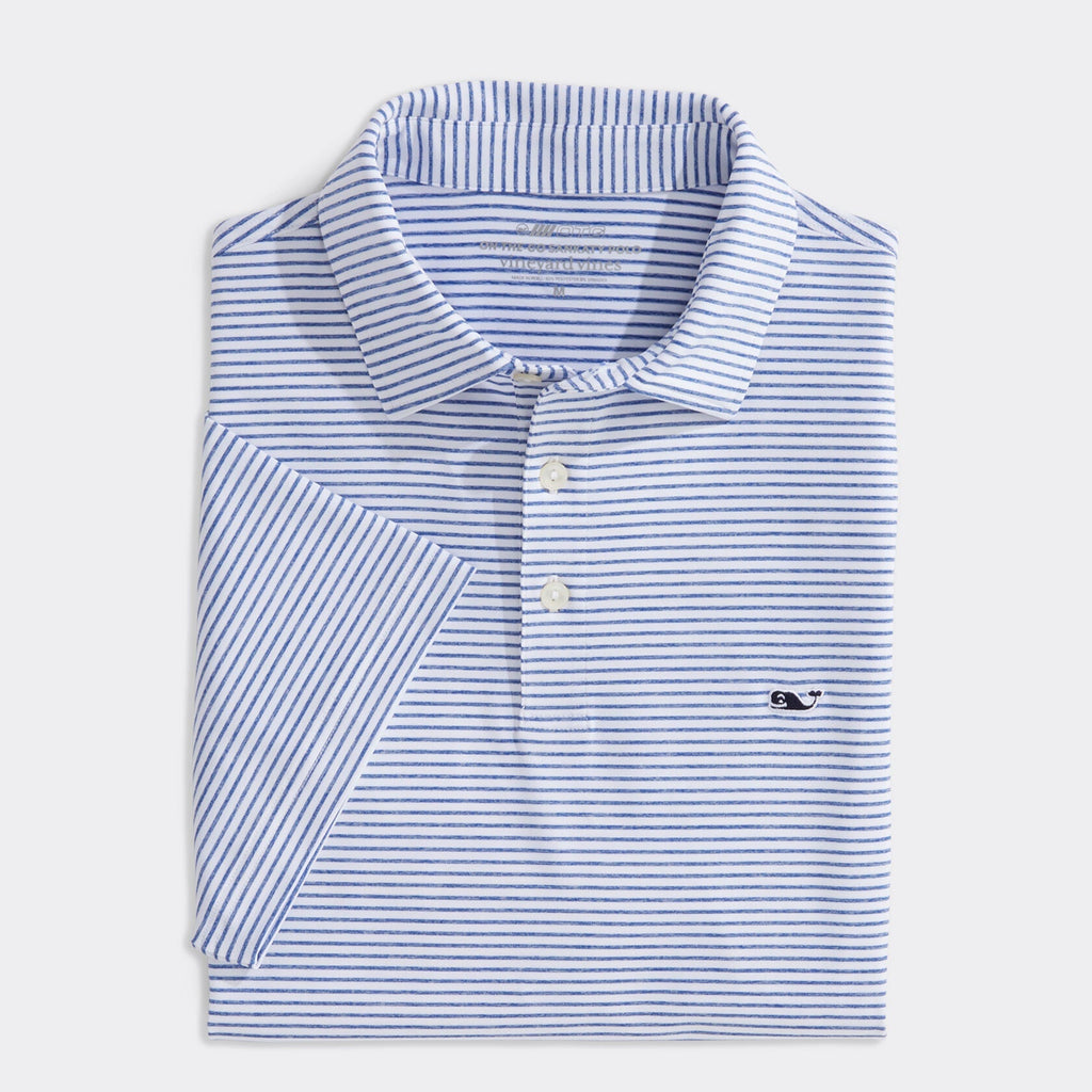 Vineyard Vines Men's Bradley Stripe Sankaty Polo