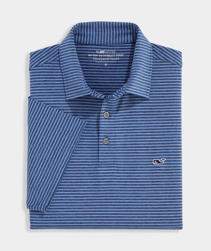 Vineyard Vines Men's Bradley Stripe Sankaty Polo