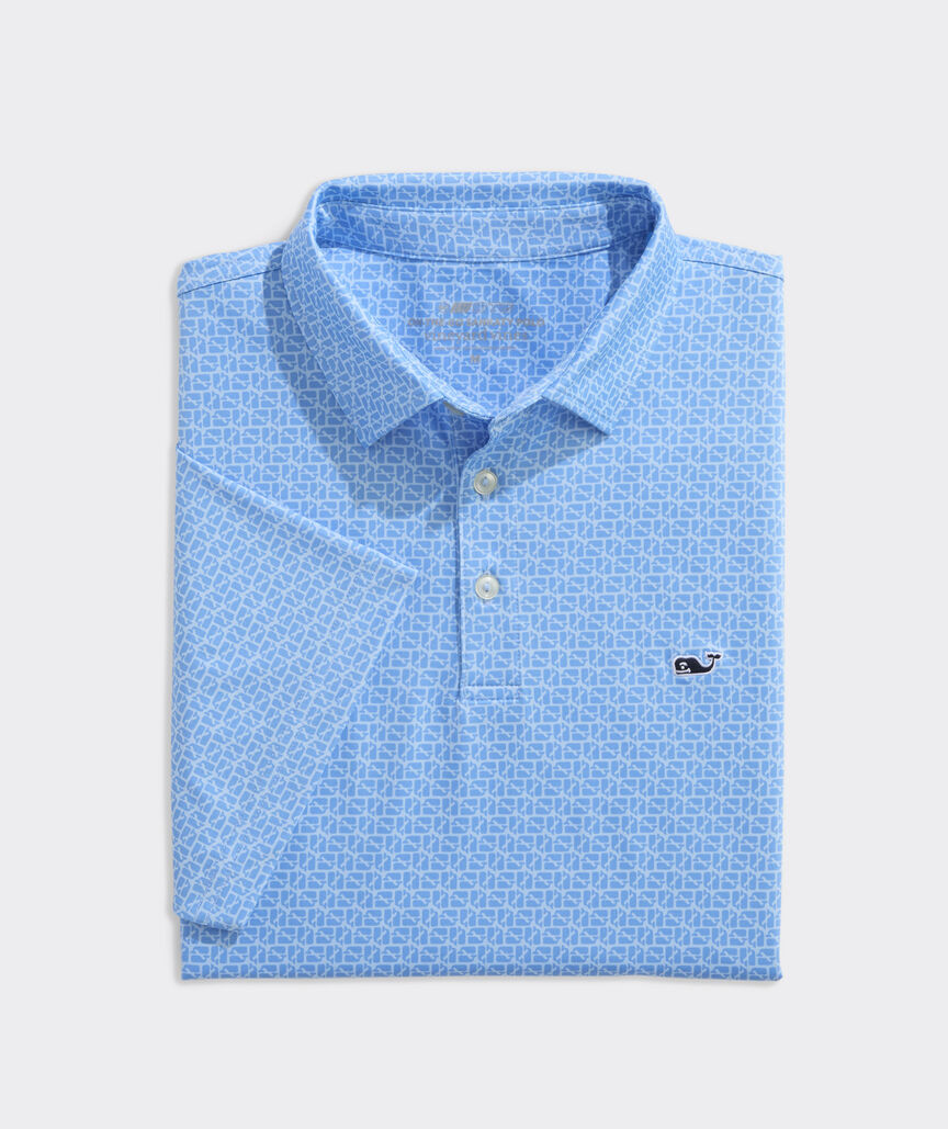 Vineyard Vines Printed Sankaty Performance Polo