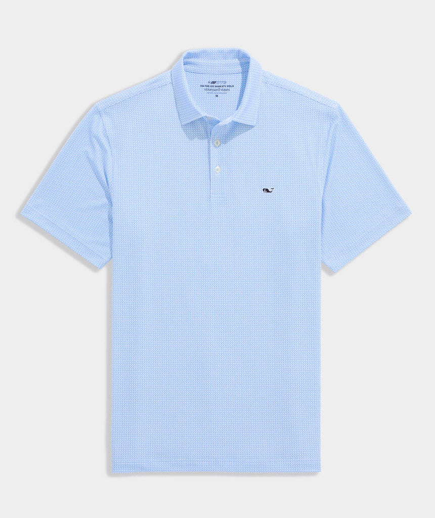 Vineyard Vines Printed Sankaty Performance Polo
