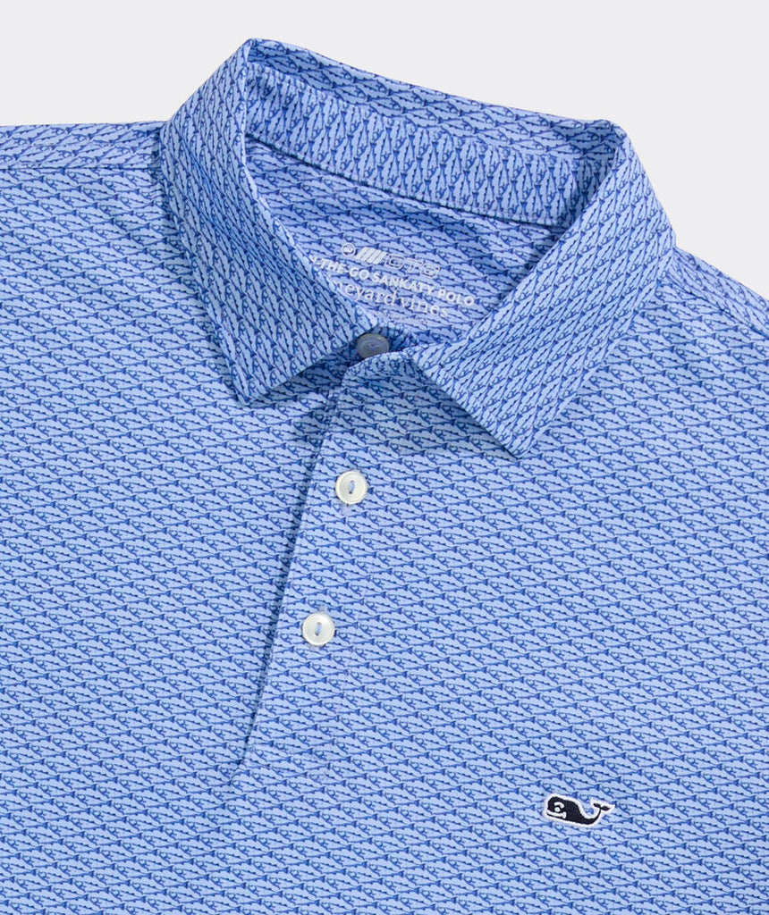 Vineyard Vines Printed Sankaty Performance Polo
