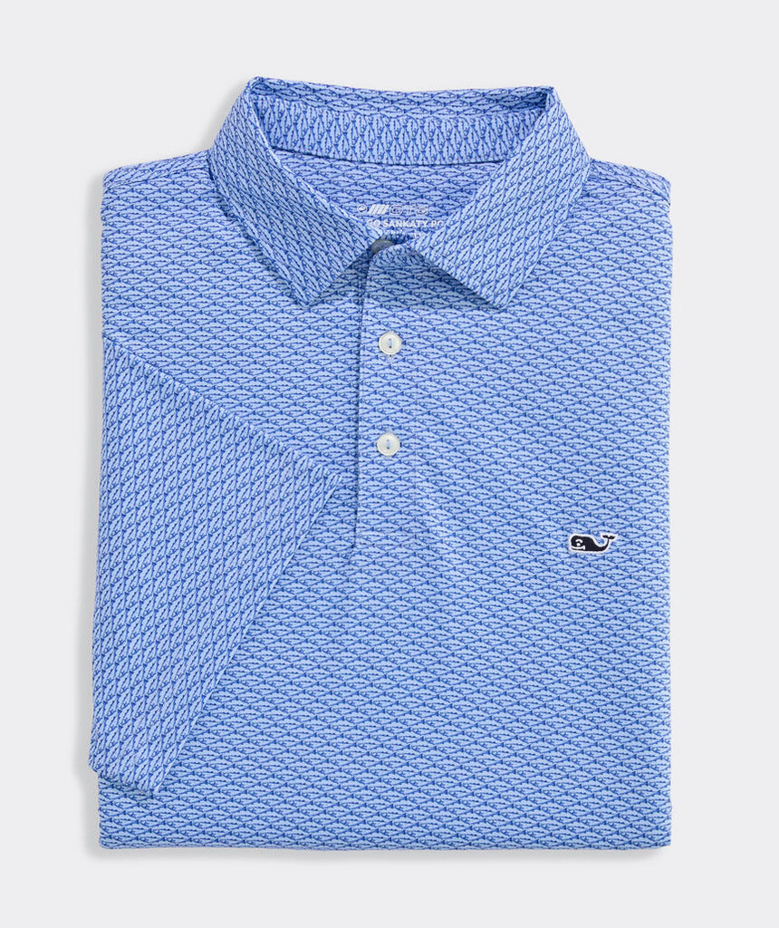 Vineyard Vines Printed Sankaty Performance Polo