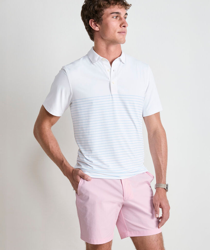 Vineyard Vines Breton Stripe Palmero Performance Polo