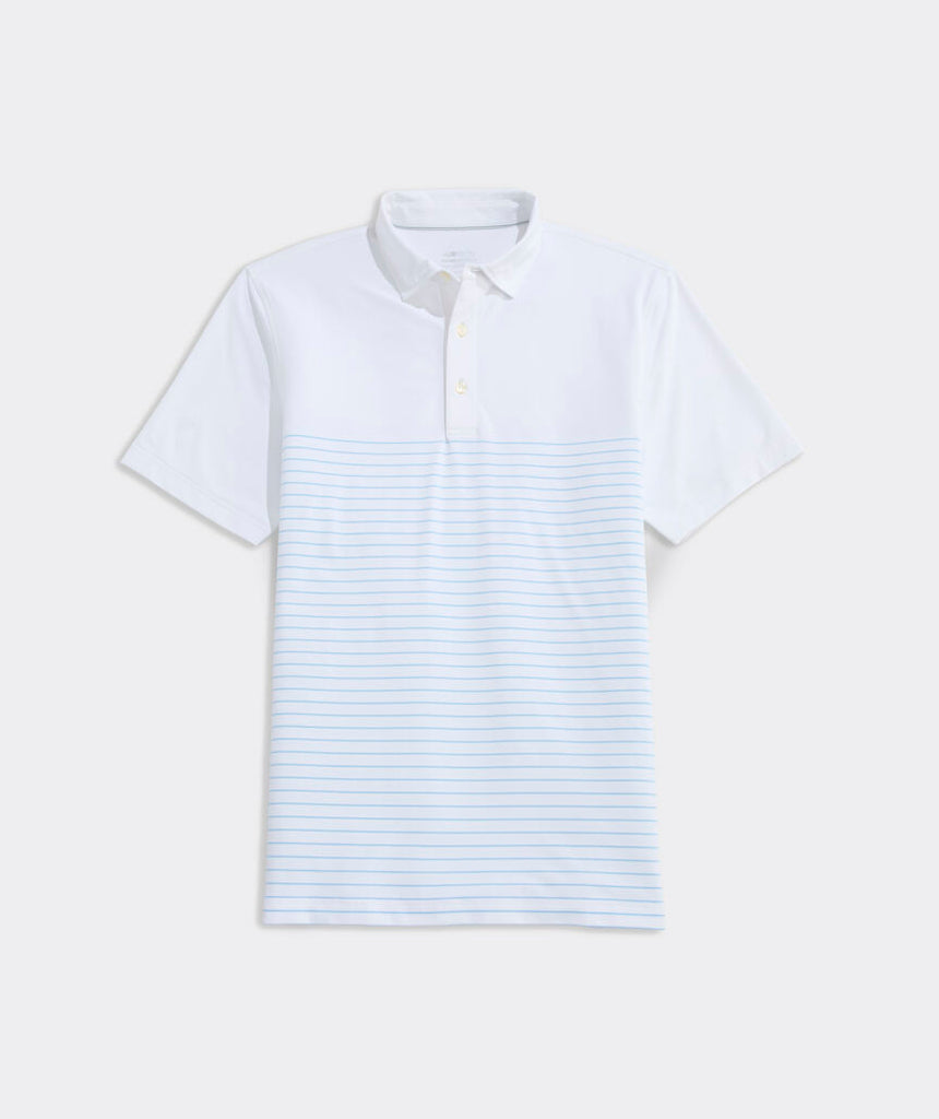 Vineyard Vines Breton Stripe Palmero Performance Polo