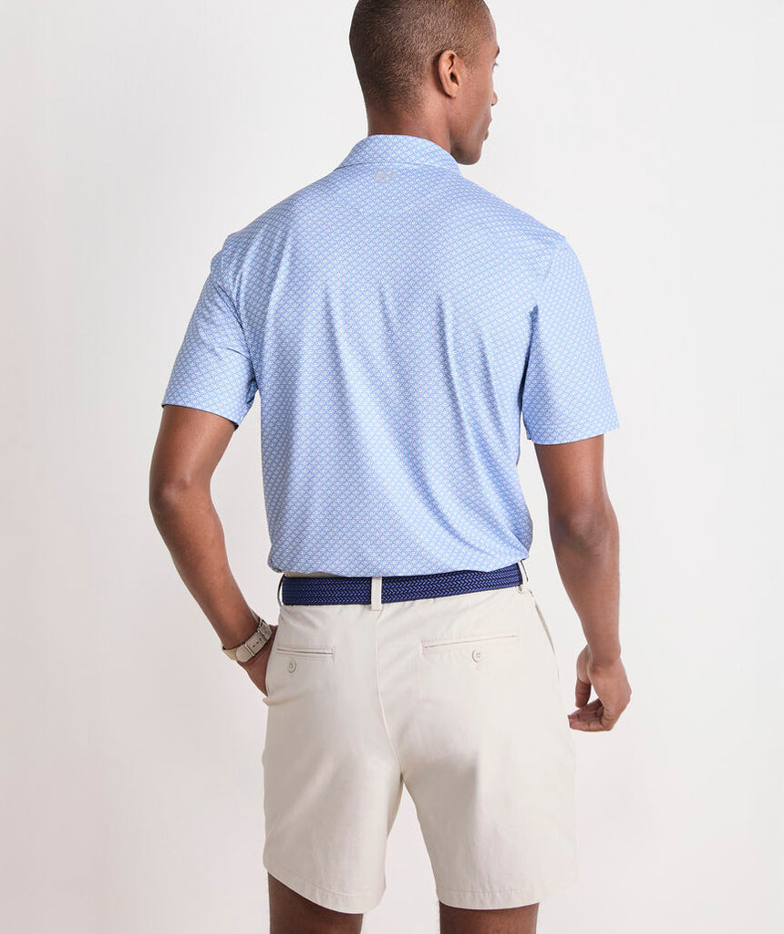 Vineyard Vines Printed Palmero Performance Polo