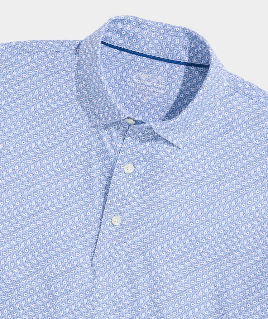 Vineyard Vines Printed Palmero Performance Polo