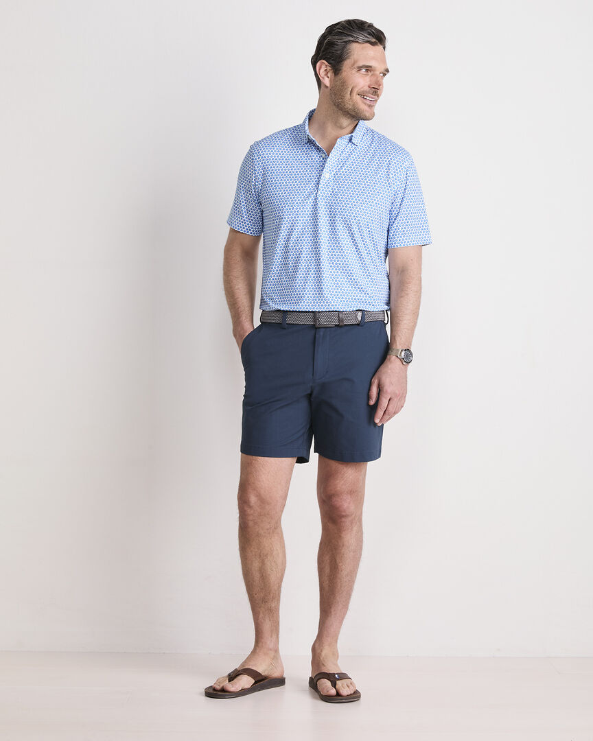 Vineyard Vines Printed Palmero Performance Polo