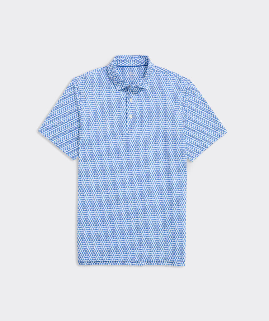 Vineyard Vines Printed Palmero Performance Polo