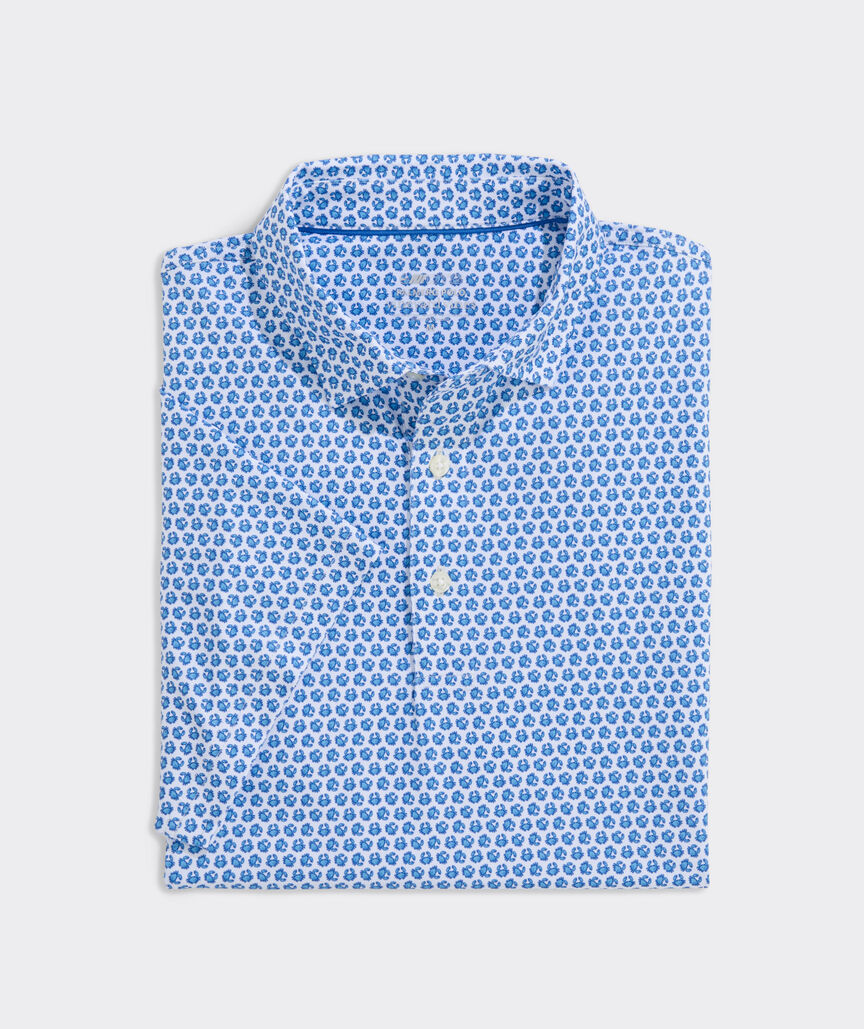 Vineyard Vines Printed Palmero Performance Polo
