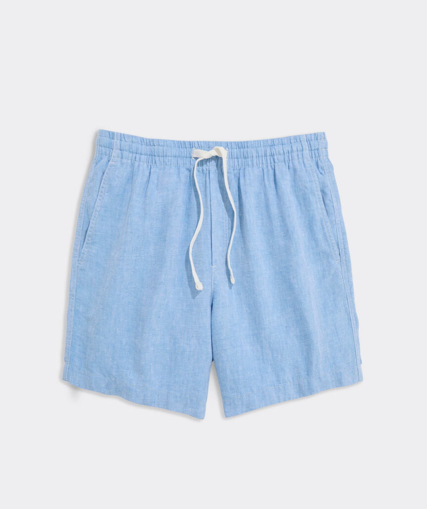 Vineyard Vines 7 Inch Surfside Pull-On Linen Shorts