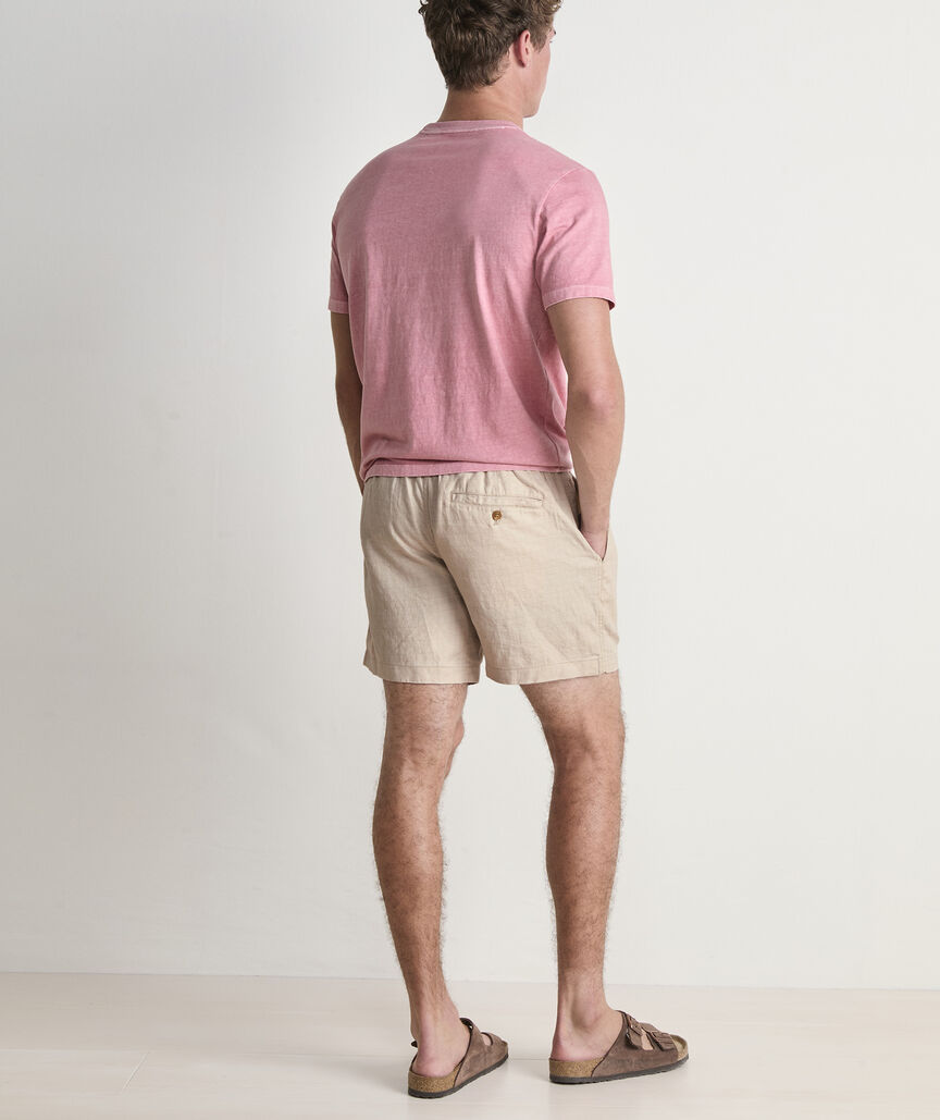 Vineyard Vines 7 Inch Surfside Pull-On Linen Shorts