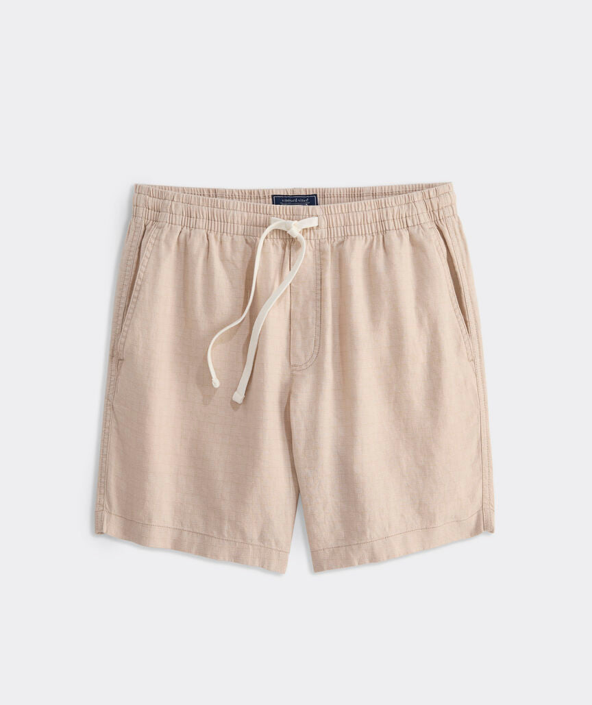 Vineyard Vines 7 Inch Surfside Pull-On Linen Shorts