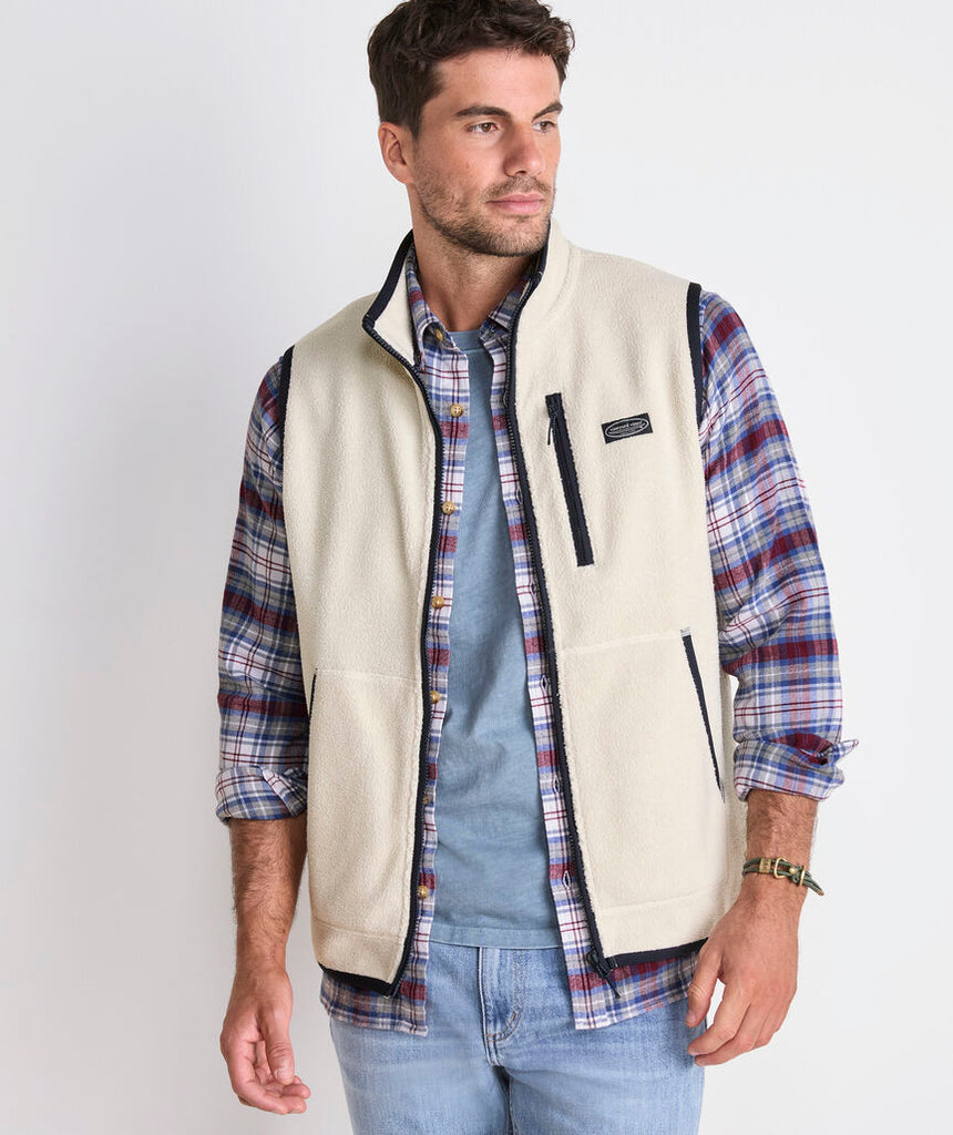 Vineyard Vines Bonfire Fleece Vest