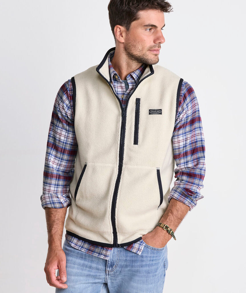 Vineyard Vines Bonfire Fleece Vest