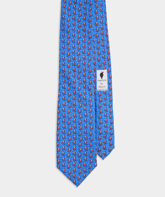 Vineyard Vines Hockey Santa Silk Tie