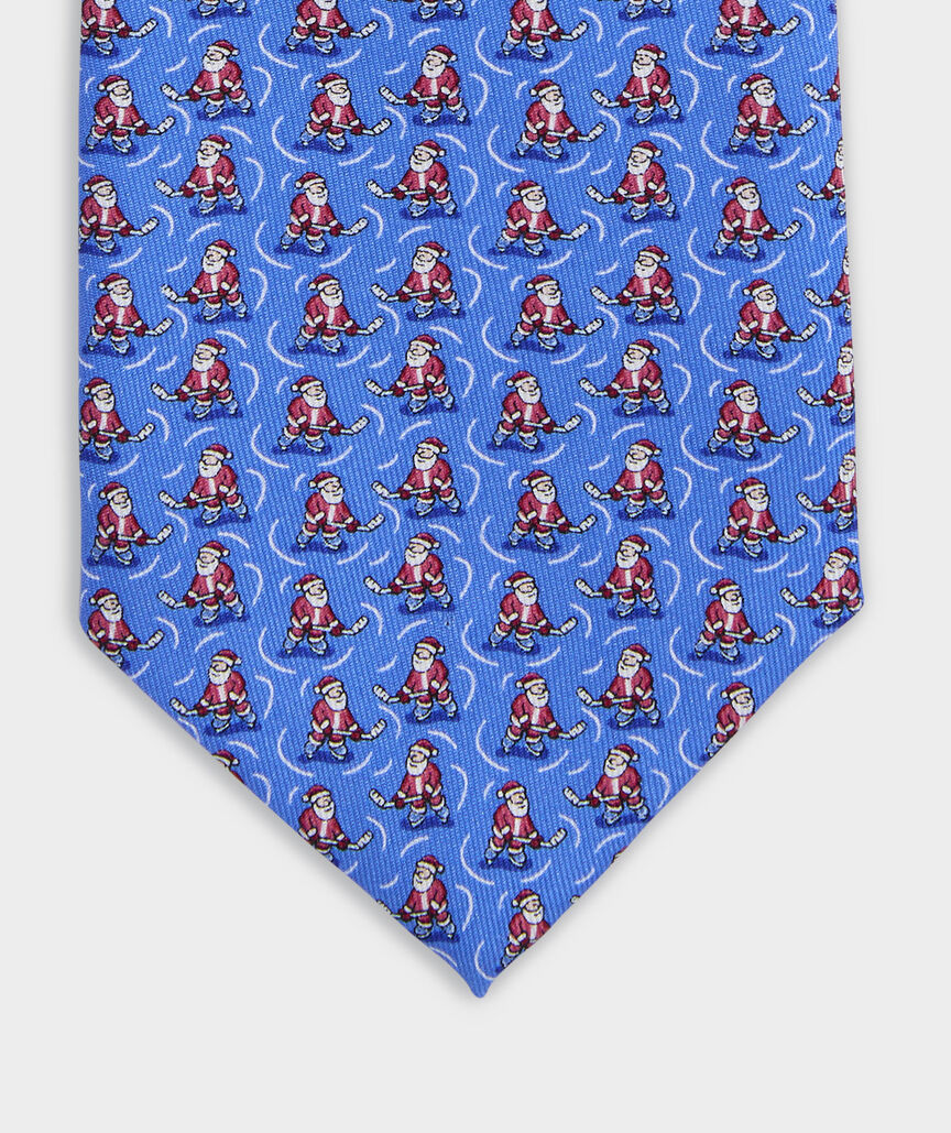 Vineyard Vines Hockey Santa Silk Tie
