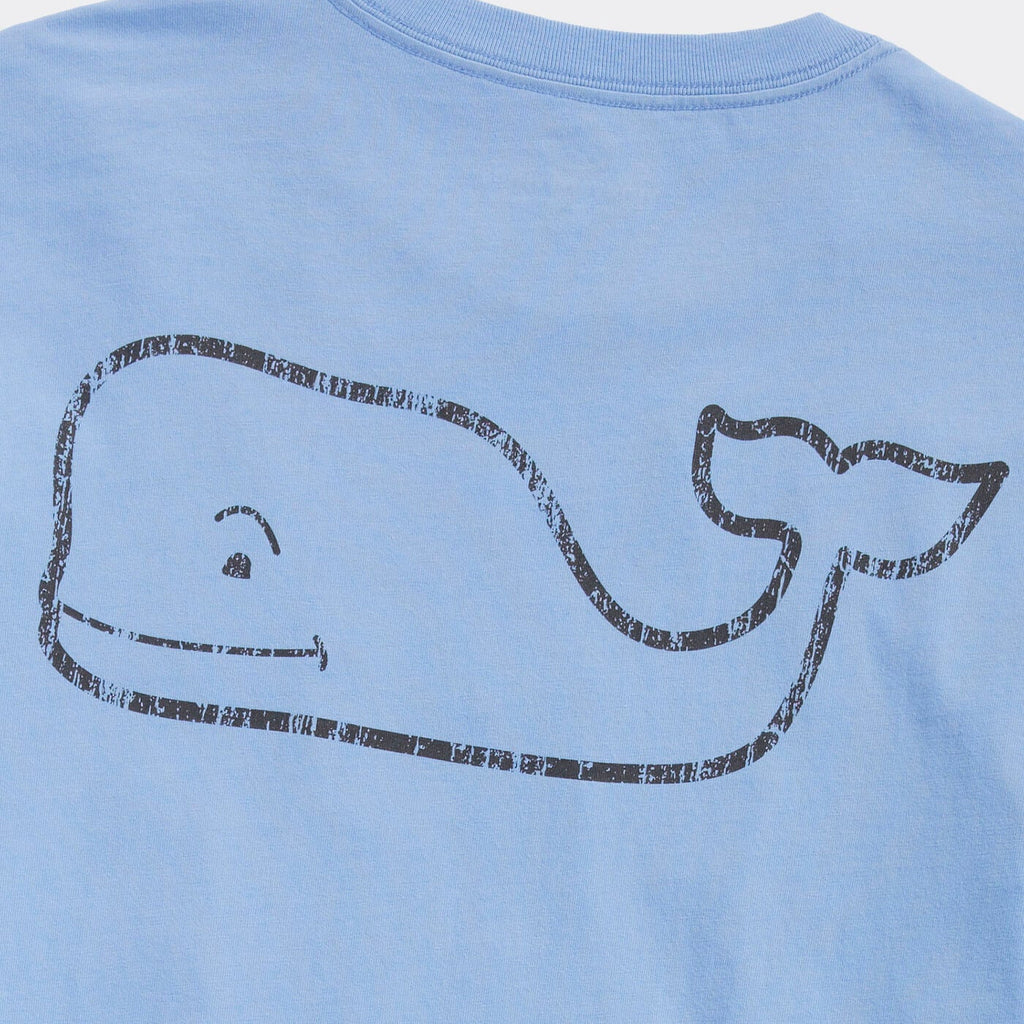 Vineyard Vines Vintage Whale Long-Sleeve Pocket Tee
