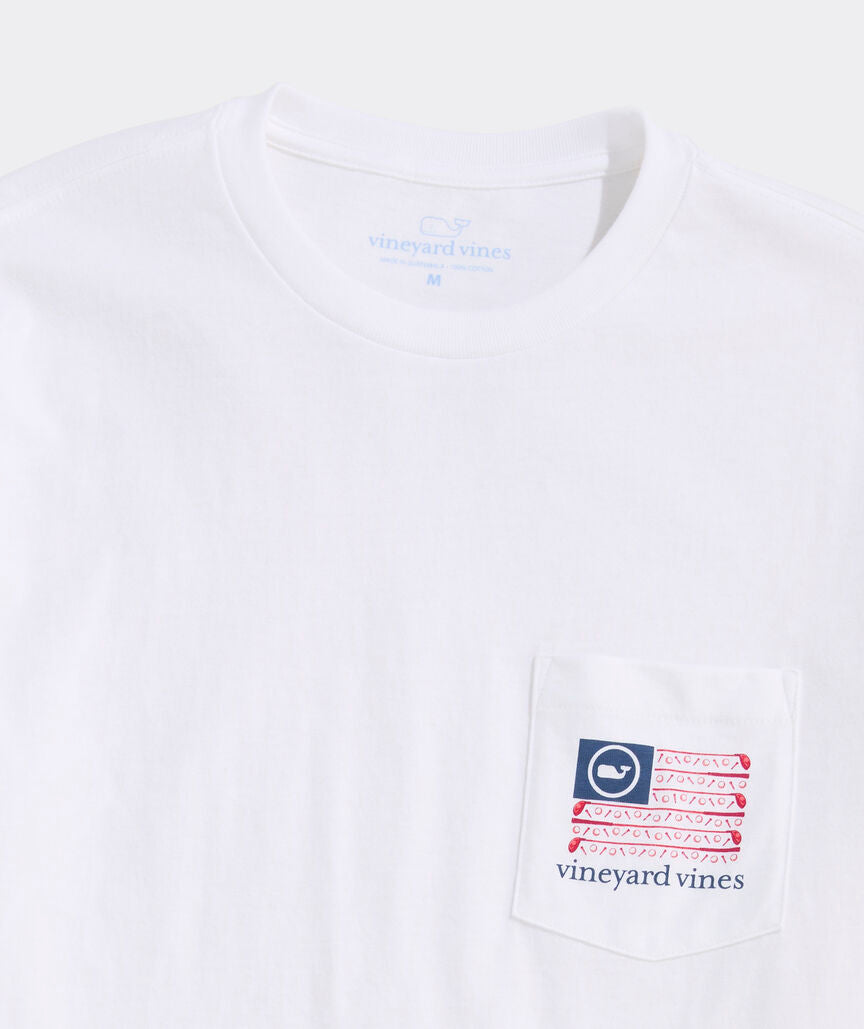 Vineyard Vines Americana Golf Flag Short-Sleeve Pocket Tee