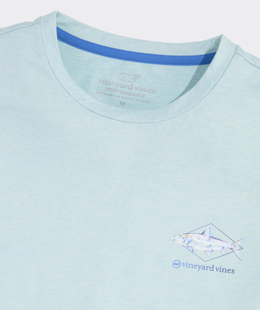 Vineyard Vines Painted Bonefish Long-Sleeve Harbor Performance Tee