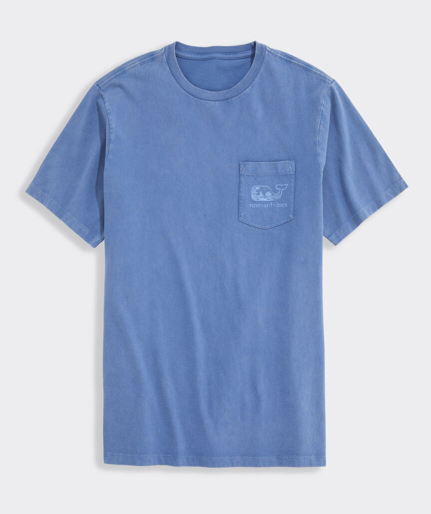 Vineyard Vines Drift Dye Surfer Whale Short-Sleeve Pocket Tee