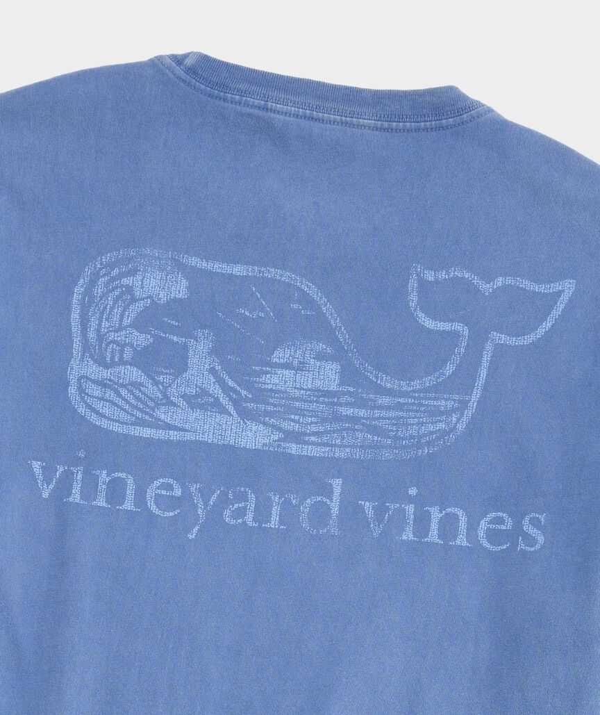 Vineyard Vines Drift Dye Surfer Whale Short-Sleeve Pocket Tee