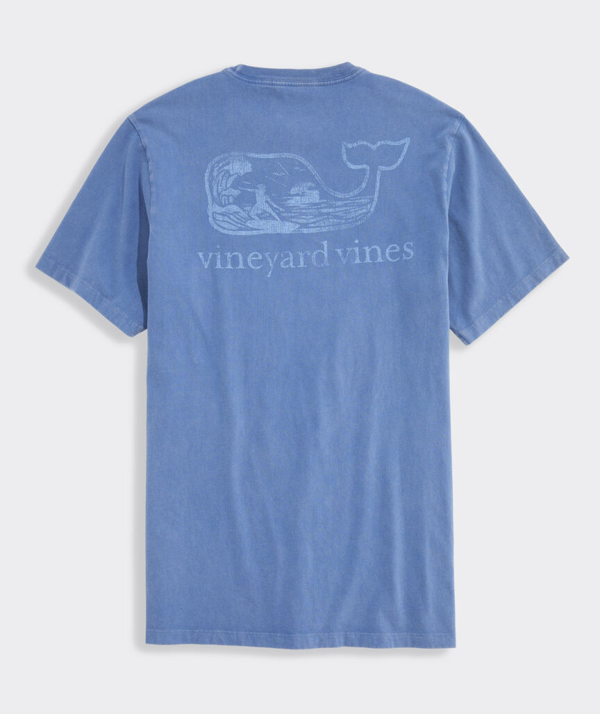 Vineyard Vines Drift Dye Surfer Whale Short-Sleeve Pocket Tee