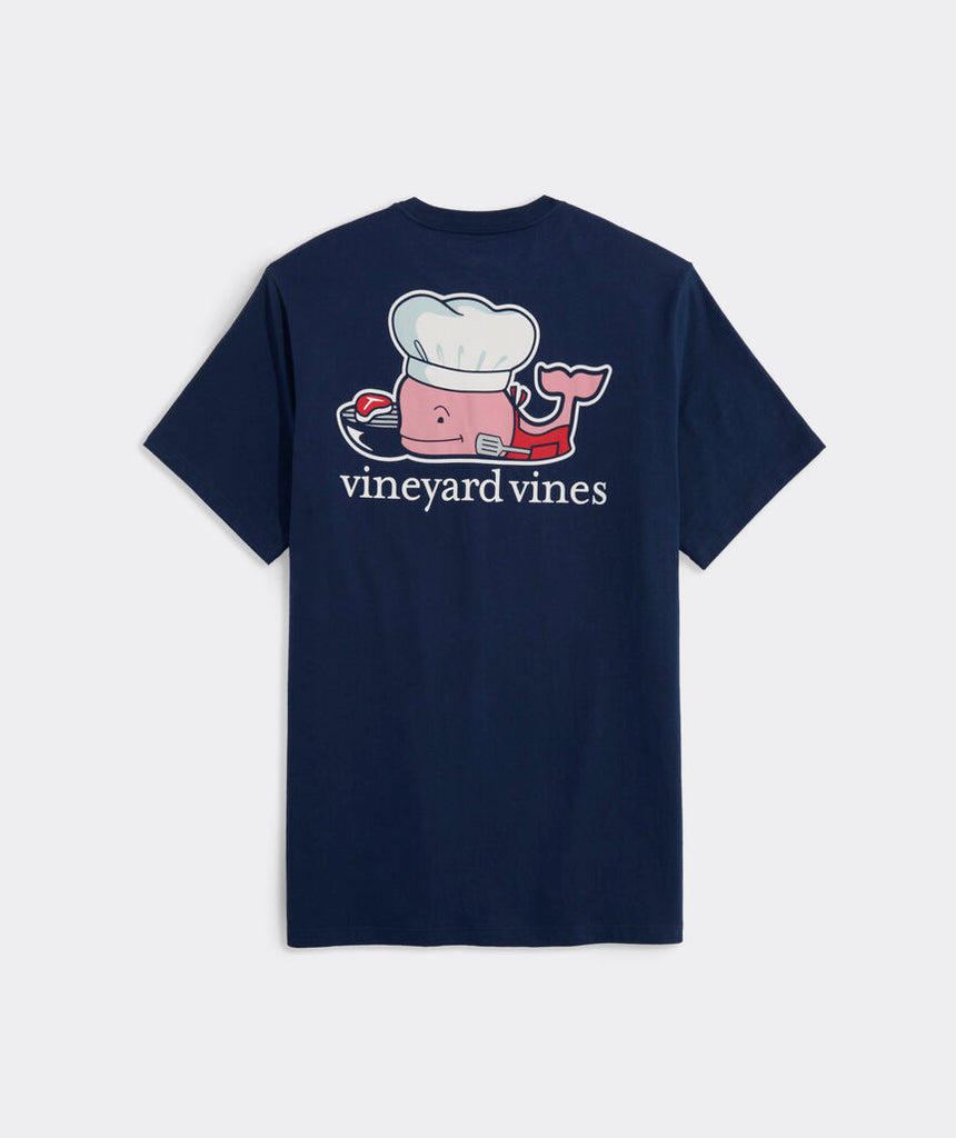 Vineyard Vines Fathers Day Grill Whale Short-Sleeve Pocket Tee