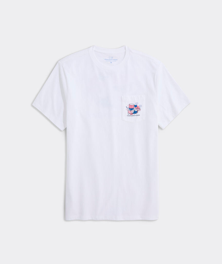 Vineyard Vines Uncle Sam Whale Short-Sleeve Pocket Tee