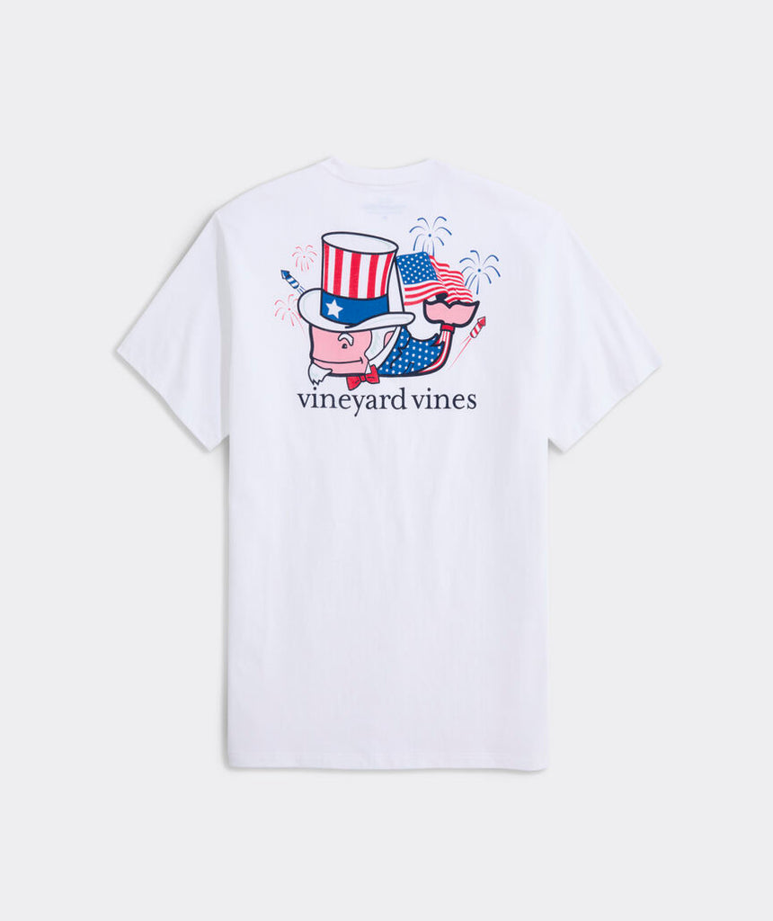 Vineyard Vines Uncle Sam Whale Short-Sleeve Pocket Tee