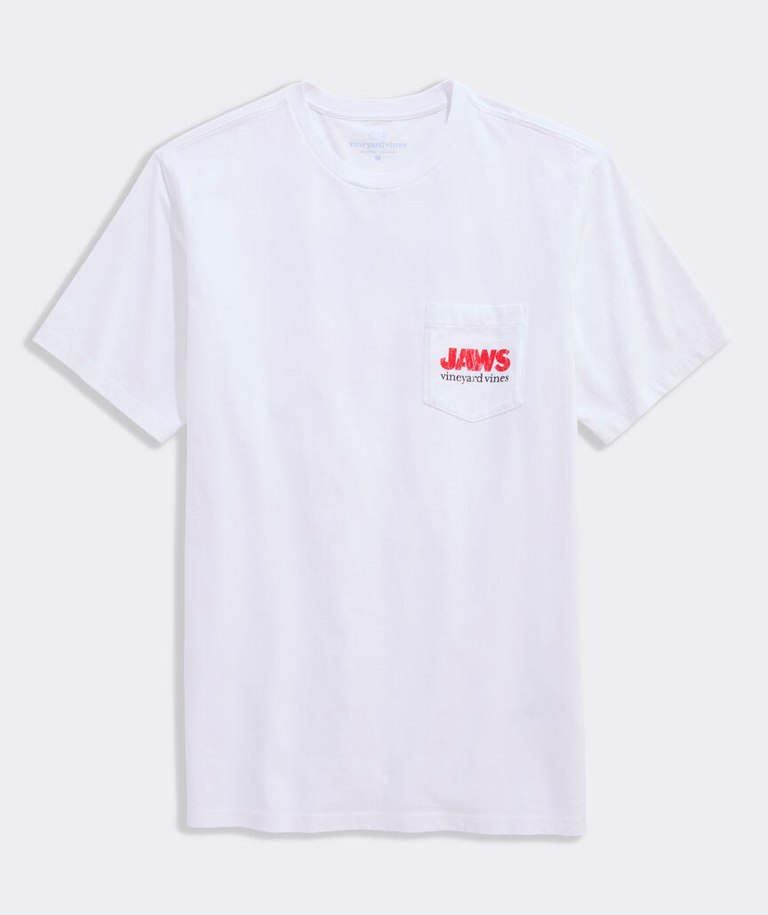 Vineyard Vines JAWS x vineyard vines Shark Silhouette Short-Sleeve Pocket Tee