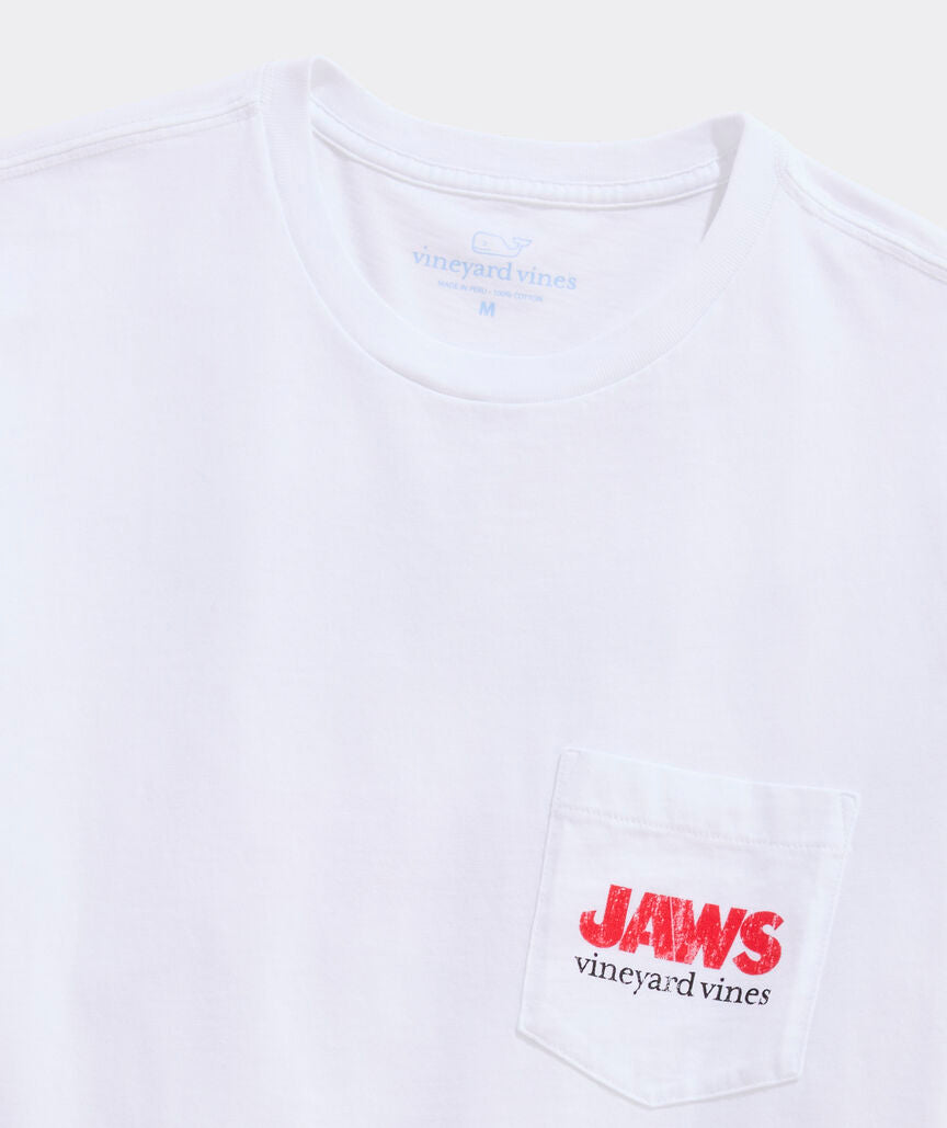 Vineyard Vines JAWS x vineyard vines Shark Silhouette Short-Sleeve Pocket Tee