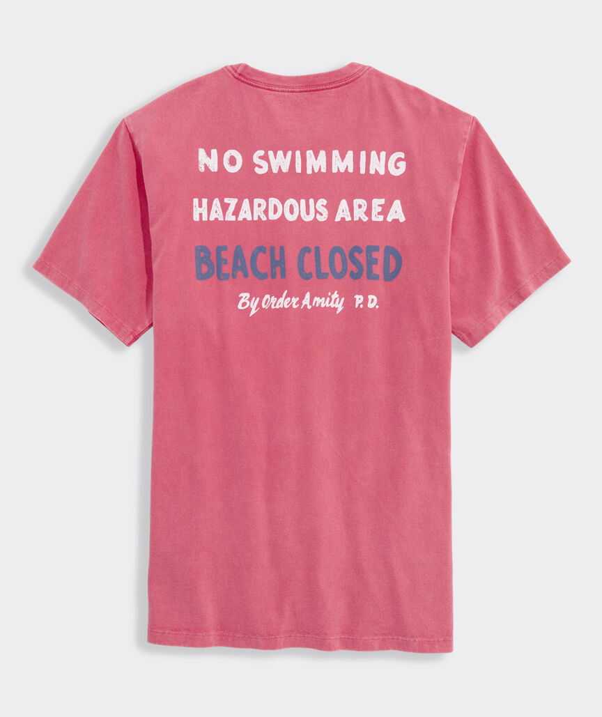 Vineyard Vines JAWS x vineyard vines Beach Closed Short-Sleeve Pocket Tee