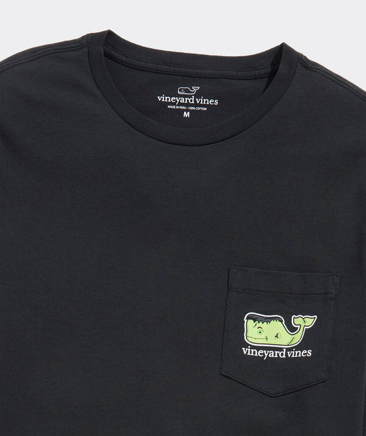 Vineyard Vines Franken-Whale Long-Sleeve Pocket Tee