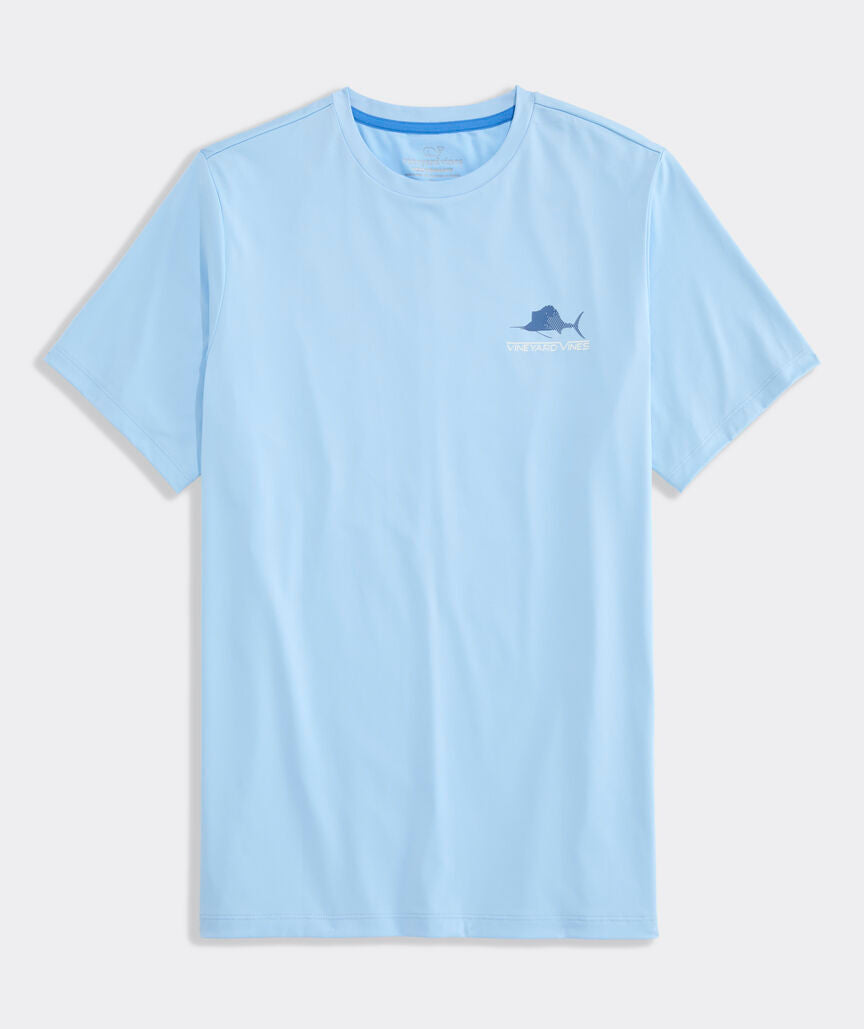Vineyard Vines Performance Sailfish Short-Sleeve Harbor Tee
