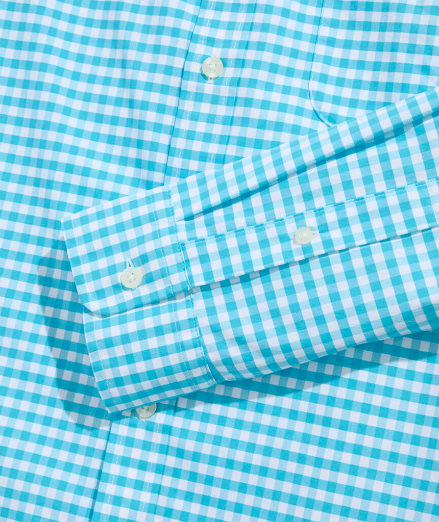 Vineyard Vines Skysail Gingham Performance Cotton Shirt