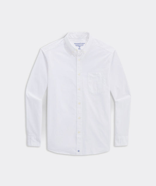 Vineyard Vines Breakwater Solid Performance Cotton Shirt