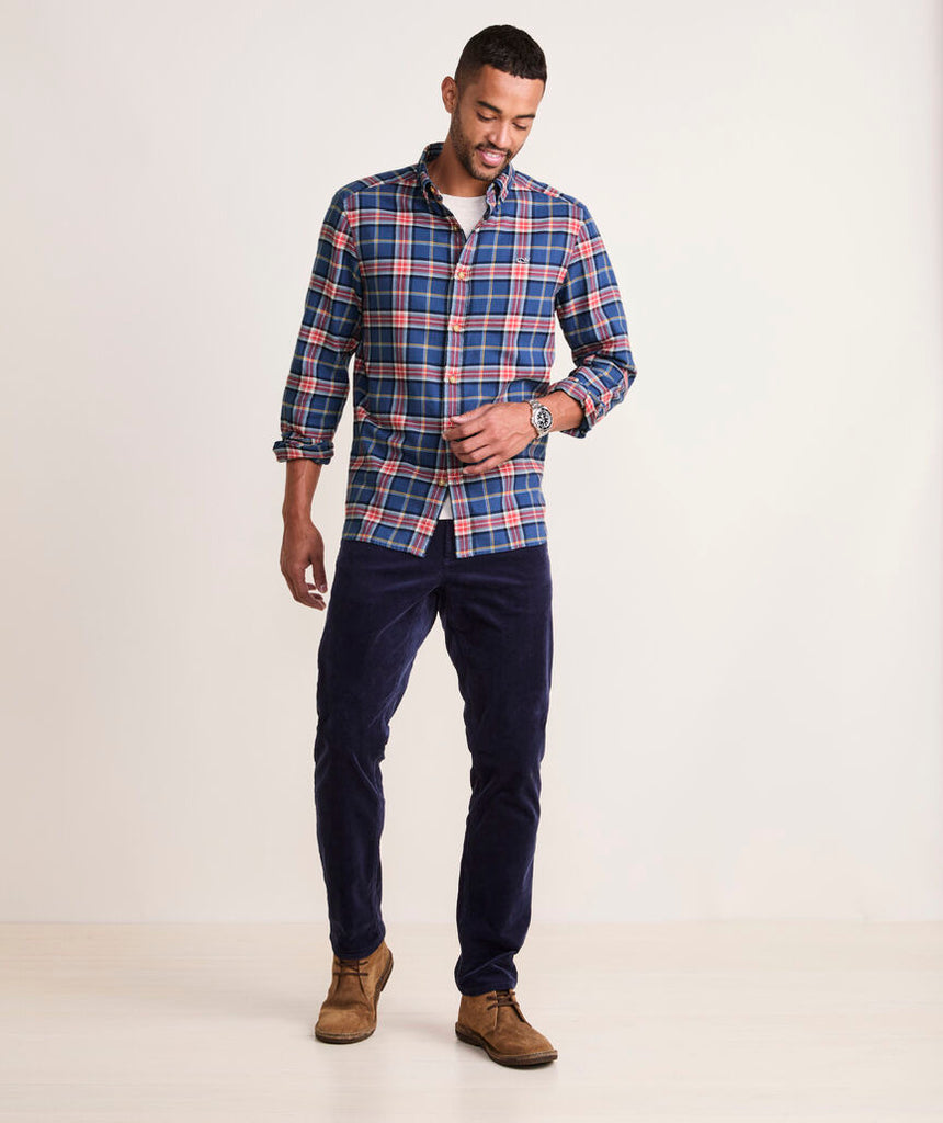 Vineyard Vines Vineyard Flannel Plaid Shirt